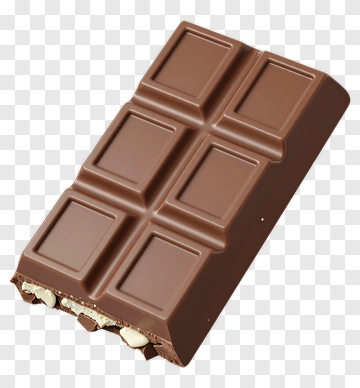 Chocolate Bar With Nuts PNG