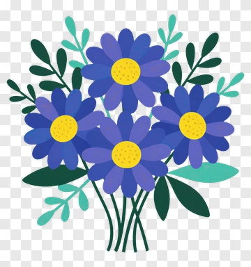 Colorful Flower Bouquet PNG