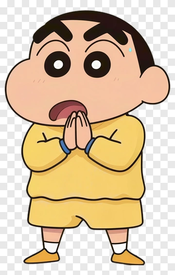 Cartoon Boy Expressing Surprise PNG