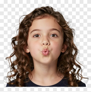 Girl Making A Pouty Face PNG
