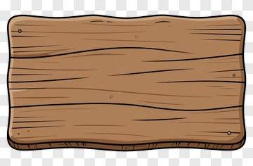 Wooden Signboard PNG