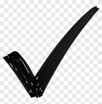 Black Check Mark PNG