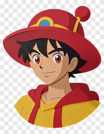 Cartoon Character In A Red Hat PNG