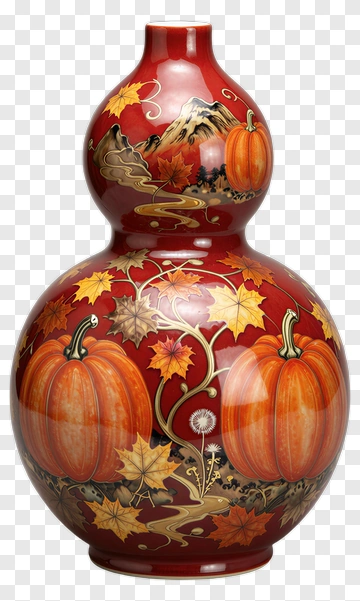 Decorative Pumpkin Gourd PNG