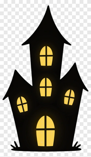 Halloween Haunted House PNG