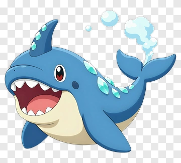 Cartoon Shark Character PNG