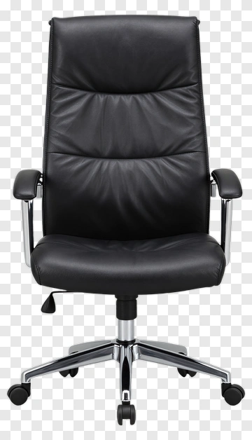 Black Office Chair PNG