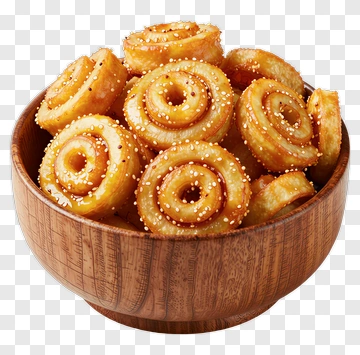 Bowl Of Sweet Cinnamon Rolls PNG