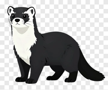 Cartoon Ferret PNG