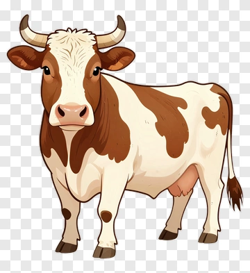 Cartoon Cow PNG