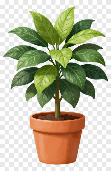 Potted Green Plant PNG