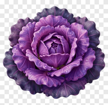 Purple Cabbage PNG