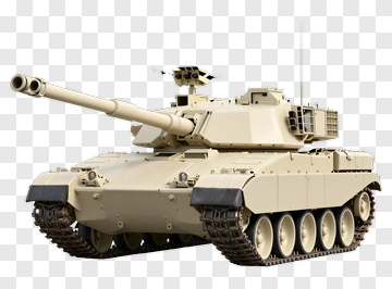Military Tank In Desert Camouflage PNG