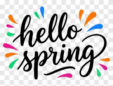 Hello Spring PNG