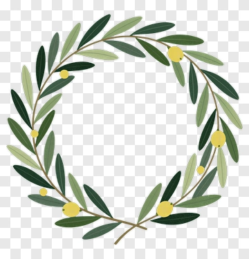 Olive Leaf Wreath PNG