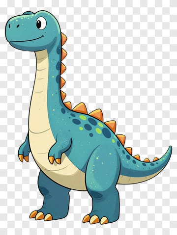 Cartoon Dinosaur Character PNG