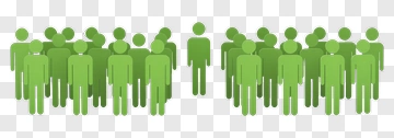 Group Of Green People Icons PNG