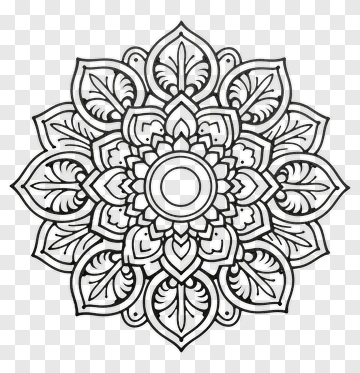Intricate Mandala Design PNG