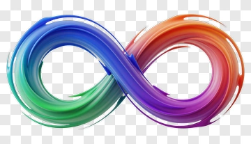 Colorful Infinity Symbol PNG