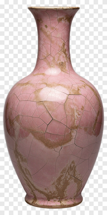 Cracked Pink Vase PNG