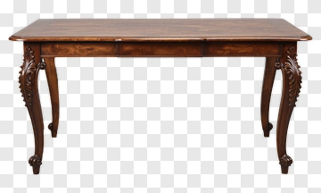 Elegant Wooden Table PNG