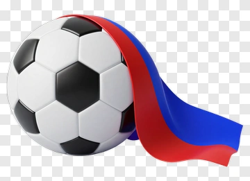 Soccer Ball With Ribbon PNG