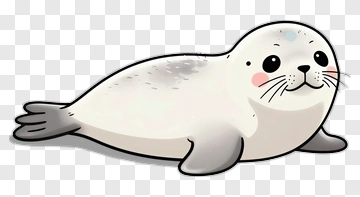 Cartoon Seal PNG