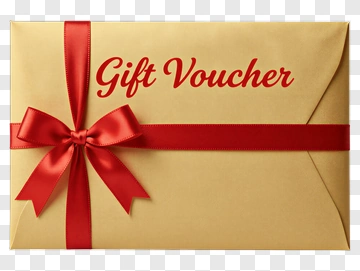 Gift Voucher With Red Ribbon PNG