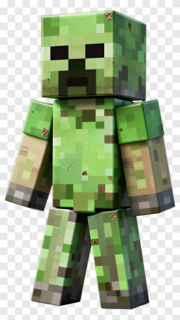 Minecraft Creeper Character PNG