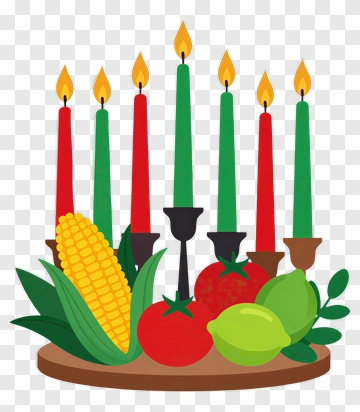 Colorful Candle Arrangement With Fruits And Vegetables PNG
