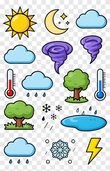 Weather Icons Collection PNG