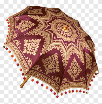 Decorative Indian Umbrella PNG