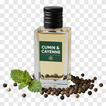 Cumin And Cayenne Spice Bottle PNG