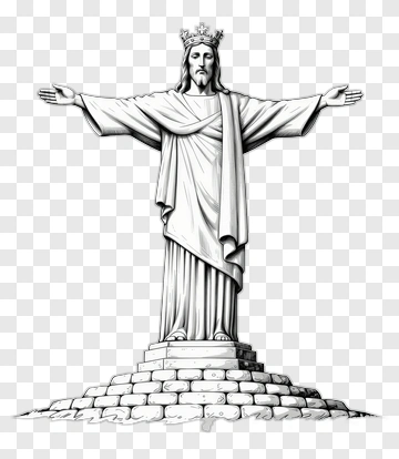 Christ The Redeemer Statue PNG