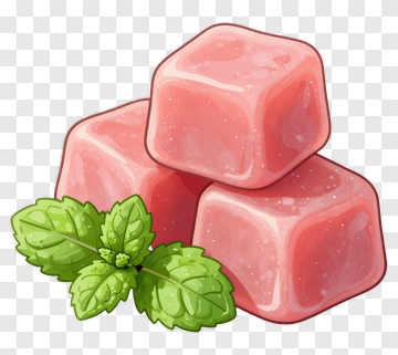 Mint Candy Cubes PNG