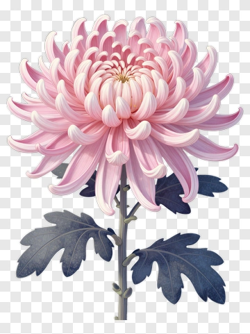 Pink Chrysanthemum Flower PNG
