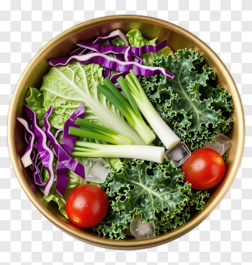 Fresh Salad Bowl With Vegetables PNG