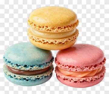 Colorful Macarons Stack PNG