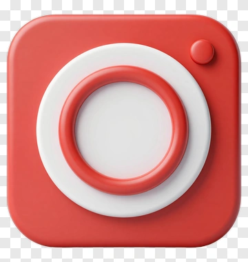 Red Camera Icon PNG