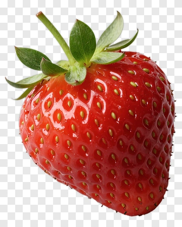 Fresh Red Strawberry PNG