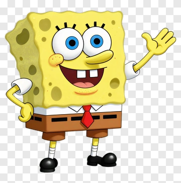 Spongebob Squarepants Waving Hello PNG