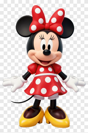 Minnie Mouse Cartoon Character PNG