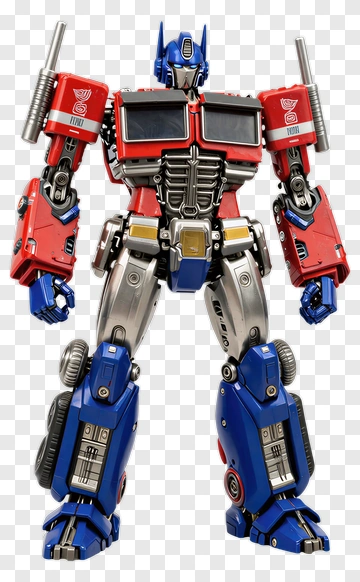 Transforming Robot Action Figure PNG