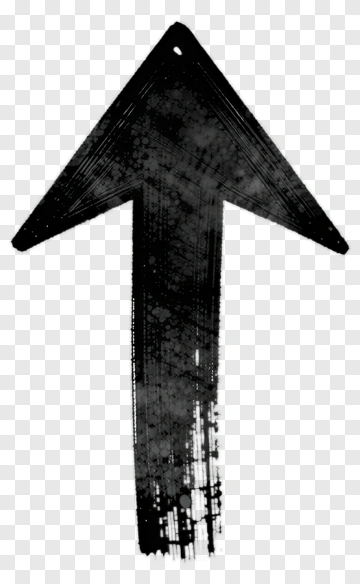 Black Arrow Pointing Upward PNG