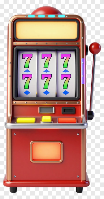 Colorful Slot Machine With Jackpot Symbols PNG