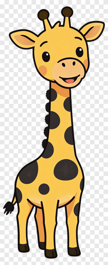 Cartoon Giraffe PNG