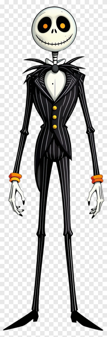 Cartoon Skeleton Character PNG