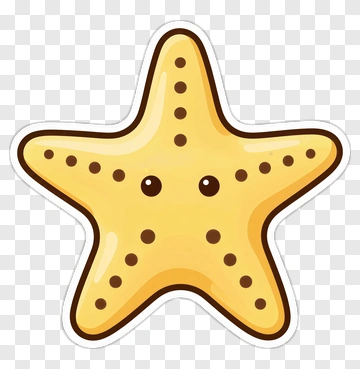 Cartoon Starfish PNG