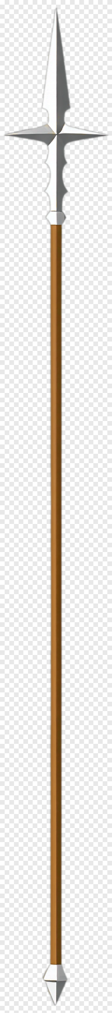 Spear With A Sharp Metal Tip PNG