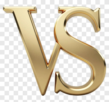 Gold Vs Sign PNG
